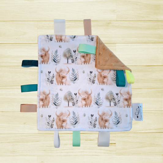 Craquante Maman et bébé vache highland