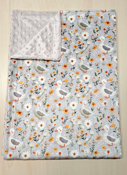 Couverture Canards floral