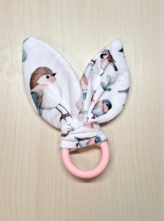 Oreille de lapin Oiseaux du printemps aquarelle