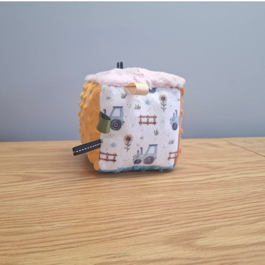 Cube Tracteurs aquarelle